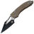 Нож Microtech Stitch Ram-Lok black сталь M390MK рукоять Fluted Tan G10 (169RL-1FLGTTA)