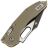 Нож Microtech Stitch Ram-Lok black сталь M390MK рукоять Fluted Tan G10 (169RL-1FLGTTA)