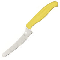 Нож кухонный Spyderco Z-Cut Blunt cталь CTS-BD1 рук. желтый полипропилен (K13PYL)