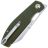 Нож CJRB Ekko stonewash сталь AR-RPM9 рукоять Green Micarta (J1929-MGN)
