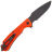 Нож Daggerr Fielder DL blackwash сталь 8Cr14MoV рукоять Orange FRN
