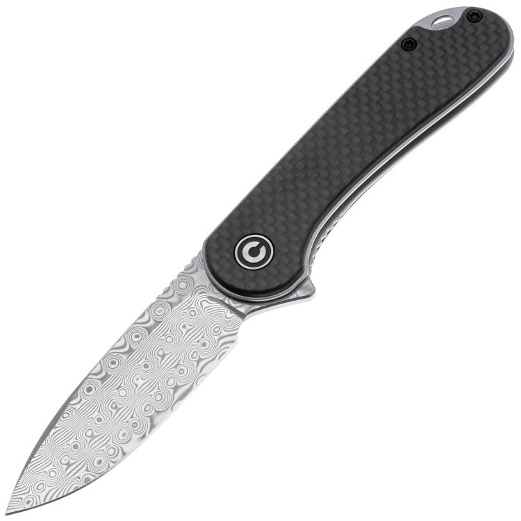 Нож CIVIVI Elementum сталь Damascus рукоять Twill Carbon Fiber (C907DS)