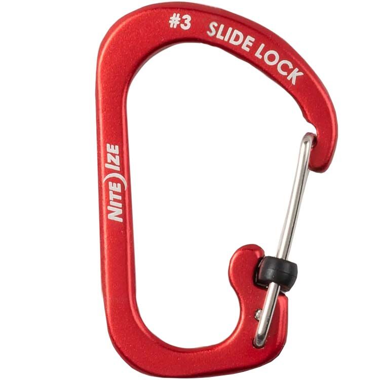 Карабин Nite Ize SlideLock Carabiner #3 Red Aluminium (CSLA3-10-R6)