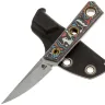 Нож PhantomTools Kwaiken micro black сталь Cromax рукоять Chaotic Carbon Fiber