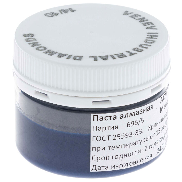 Паста алмазная НОМ АСМ 14/10 50гр банка (ВеневАлмаз)