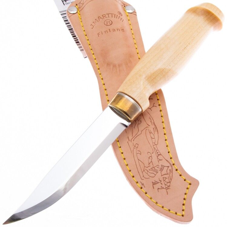 Нож Marttiini Lynx Knife 129 сталь Stainless steel рукоять карельская береза (129010)