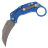 Нож Reate EXO-K stonewash сталь N690 рукоять Blue Aluminium