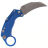 Нож Reate EXO-K stonewash сталь N690 рукоять Blue Aluminium