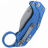 Нож Reate EXO-K stonewash сталь N690 рукоять Blue Aluminium