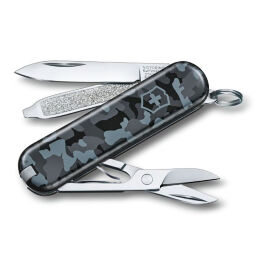 Нож-брелок Victorinox Classic SD Navy Camouflage 58мм. (0.6223.942)