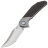 Нож Reate Tiger satin сталь M390 рукоять Bead blast Ti/Black camo FatCarbon