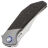 Нож Reate Tiger satin сталь M390 рукоять Bead blast Ti/Black camo FatCarbon
