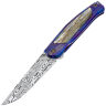 Нож Колибри XL сталь Hakkapella Damasteel рукоять титан/тимаскус/кость (Чебурков А.И.)