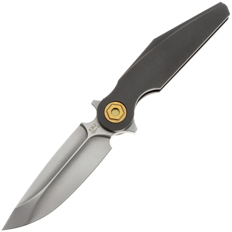 Нож Rike Knife Viper 3 сталь M398 рукоять Dark Gray Titanium