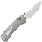 Нож Kizer T1 CD satin сталь M390 рукоять Grey Titanium