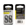 Карабин Nite Ize S-Biner MicroLock Black 2 pack (LSBM-01-2R3)