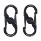 Карабин Nite Ize S-Biner MicroLock Black 2 pack (LSBM-01-2R3)  (LSBM-01-2R3)