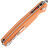 Нож Real Steel Huginn Satin сталь VG-10 рукоять Orange G10 (7651OS)