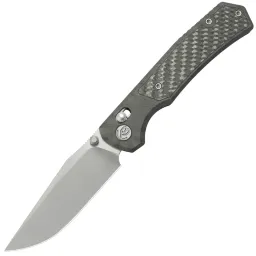 Нож KB Knives Lynx beadblast сталь M390 рукоять Flamed Titanium/Carbon Fiber