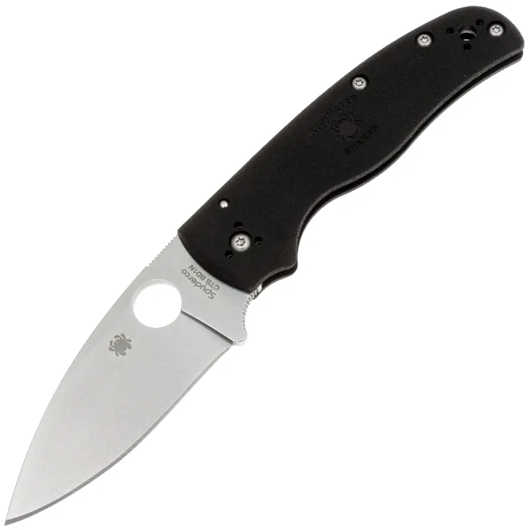 Нож Spyderco Shaman Lightweight сталь CTS-BD1 рукоять Black FRN (C229PBK)