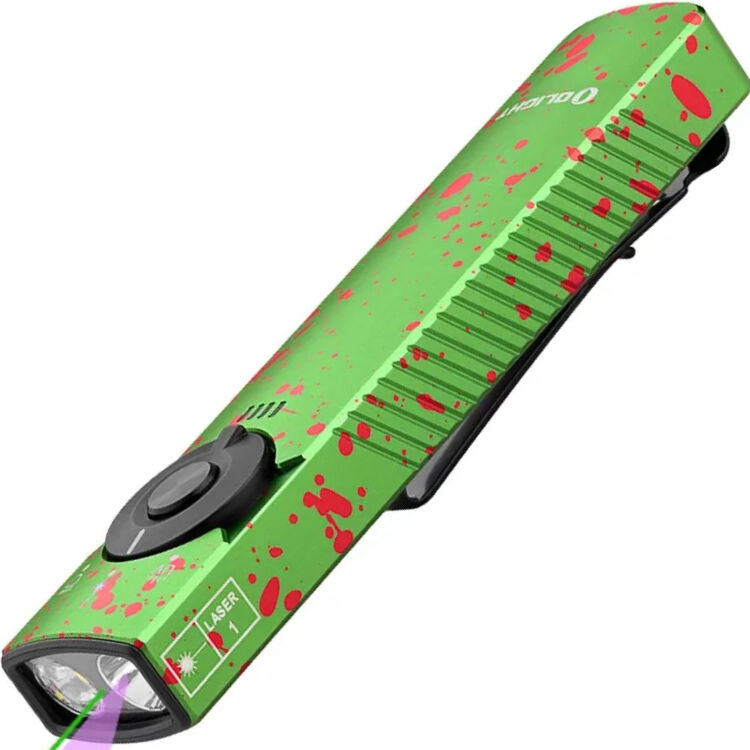 Фонарь Olight Arkfeld Pro Zombie Green CW Osram P9/SST-10-UV/Green Laser Холодный белый