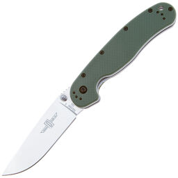 Нож Ontario RAT-1 Satin сталь D2 рукоять Olive Drab GRN (8867OD)