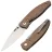 Нож TRM Atom tumbled сталь MagnaCut рукоять Contoured Burlap Micarta
