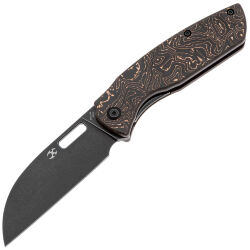 Нож Kansept Convict сталь CPM-20CV рукоять Copper Foil Carbon Fiber