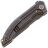 Нож WE Knife Quixotic Blackwash сталь CPM-20CV рукоять Bronze/Black Ti (WE21016-2)