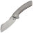 Нож Vanguard Mini Cleaver stonewash сталь M390 рукоять Grey Titanium