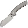Нож Vanguard Mini Cleaver stonewash сталь M390 рукоять Grey Titanium