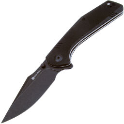 Нож Sencut Actium Blackwash сталь D2 рукоять Black G10 (SA02C)