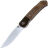 Нож QSP Gannet Satin сталь 154CM рукоять Brown Micarta/Red CF (QS137-B)