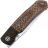 Нож QSP Gannet Satin сталь 154CM рукоять Brown Micarta/Red CF (QS137-B)