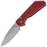 Нож Pro-Tech/Strider PT+ stonewash сталь MagnaCut рукоять Red Aluminium (PT201-Red)