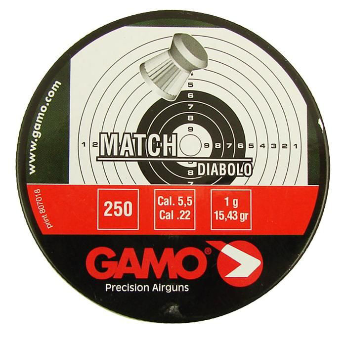 Пуля пневм. Gamo Match Diabolo 5.5мм 1гр 250шт