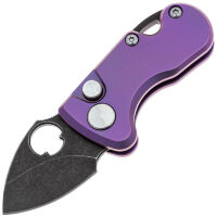 Нож Daggerr Sting Micro blackwash сталь S35VN рукоять Purple Titanium