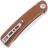 Нож Sencut Neches Satin сталь 10Cr15CoMoV рукоять Brown Micarta (SA09D)