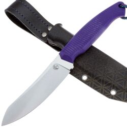 Нож 7 Ножей Сунгай Гибрид сталь AUS-10co рукоять Violet G10
