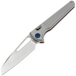 Нож Vosteed Gavko Leopard stonewash сталь M390 рукоять Gray Titanium