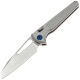 Нож Vosteed Gavko Leopard stonewash сталь M390 рукоять Gray Titanium  (A2501)