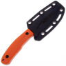 Нож Kizlyar Supreme Asket Kydex сталь N690 Tacwash, рукоять Orange G10