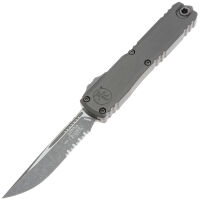 Нож Microtech Ultratech ZBP S/E apocalyptic PS сталь M390MK рукоять Natural Clear Aluminum
