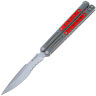 Нож-бабочка тренировочный Maxace Hellcat сталь 14C28N рукоять Gray G10