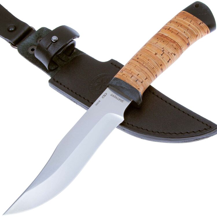 Нож Клычок-1 сталь 95Х18 рукоять береста (АИР Златоуст)