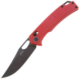 Нож SRM 9203-MR2 blackwash сталь 10Cr15CoMoV рукоять Red Micarta