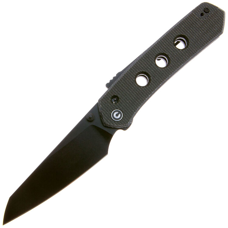 Нож CIVIVI Vision FG black сталь Nitro-V рукоять Dark Green Canvas Micarta (C22036-3)