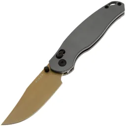 Нож Kizer Phoca CC sunset metal PVD сталь AEB-L рукоять Grey Aluminium
