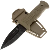 Нож Кизляр Страж-2 сталь AUS-8 черный рукоять эластрон Песчаный (014307)