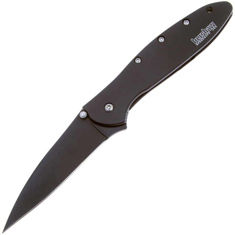 Нож Kershaw Leek DLC сталь 14C28N рукоять Black Stainless steel (1660CKT)